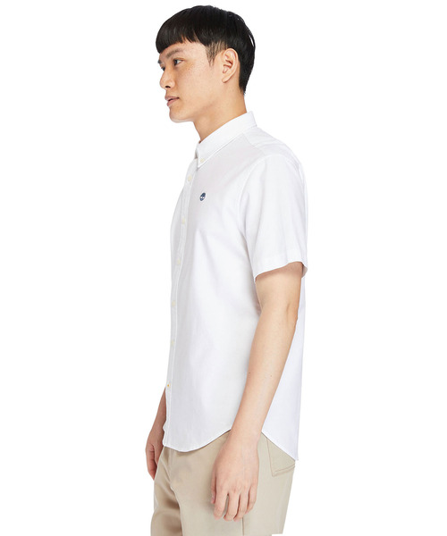 Timberland（ティンバーランド）の「メンズ 半袖 ゲイル リバー オックスフォード シャツ（シャツ/ブラウス・メンズ・ブルー/ダークブルー/ホワイト・MEDIUM/LARGE/X-LARGE/SMALL/X-SMALL/XX-LARGE）」の8枚目の写真