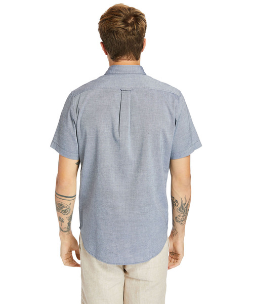 Timberland（ティンバーランド）の「メンズ 半袖 ゲイル リバー オックスフォード シャツ（シャツ/ブラウス・メンズ・ブルー/ダークブルー/ホワイト・MEDIUM/LARGE/X-LARGE/SMALL/X-SMALL/XX-LARGE）」の14枚目の写真