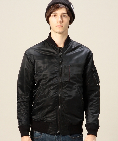 BEAUTY&YOUTH UNITED ARROWS(ビューティーアンドユースユナイテッドアローズ)の「BY ナイロン MA-1 ◆(ミリタリージャケット・メンズ・ブラック/オリーブ・X-LARGE/SMALL/MEDIUM/LARGE)」の11枚目の写真