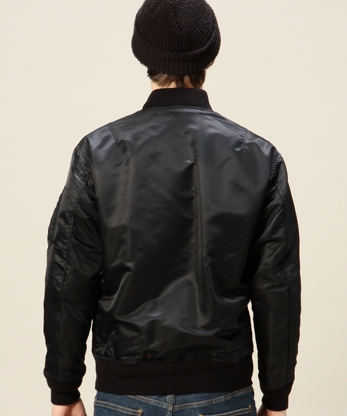 BEAUTY&YOUTH UNITED ARROWS(ビューティーアンドユースユナイテッドアローズ)の「BY ナイロン MA-1 ◆(ミリタリージャケット・メンズ・ブラック/オリーブ・X-LARGE/SMALL/MEDIUM/LARGE)」の13枚目の写真