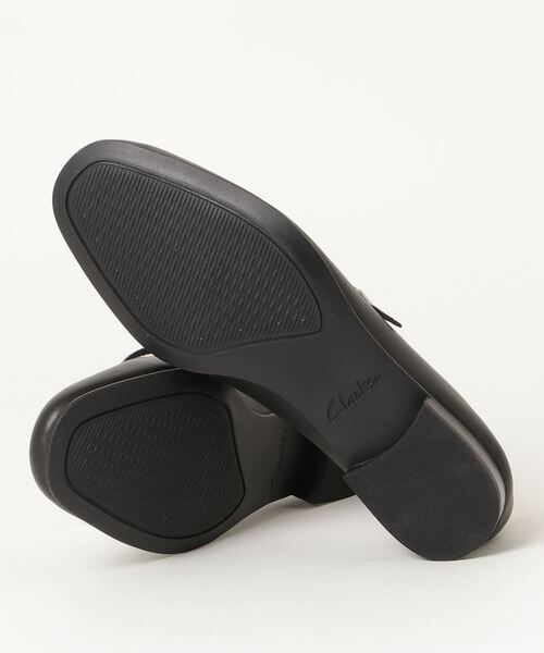 Clarks レザー フラット パンプス　ブラック 3 1/2 ネット 限定】Hamble Oak / ハンブルオーク （ブラックレザー