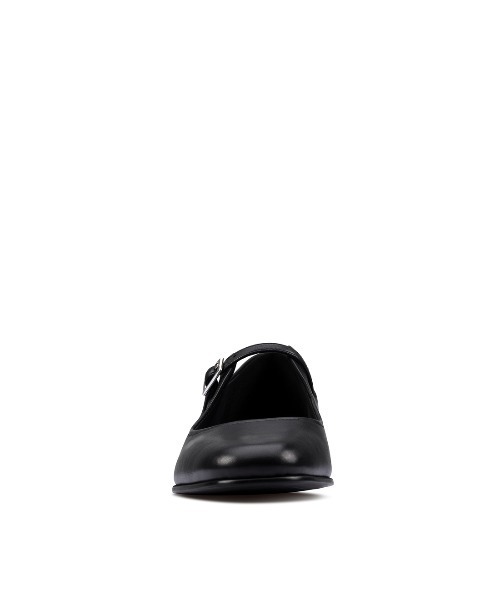 Clarks レザー フラット パンプス　ブラック 3 1/2 Howard Walk / ホワードウォーク （ブラックレザー） -Clarks