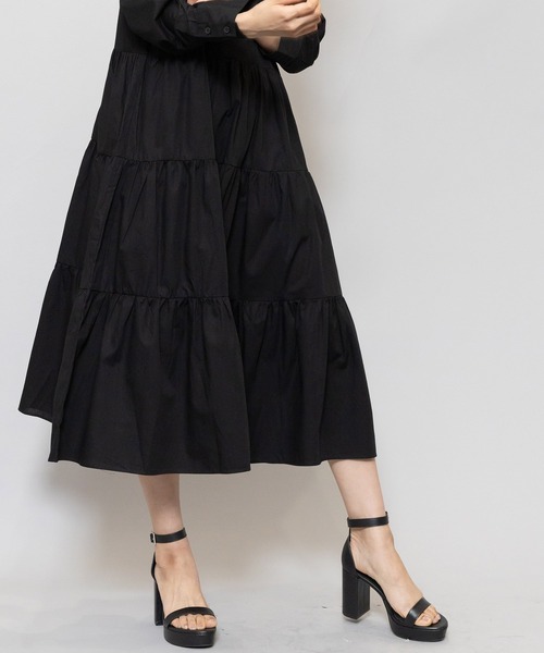 mili an deni（ミリアンデニ）の「タキシードシャツワンピース（シャツワンピース・レディース・ホワイト/ブラック/ネイビー/アッシュグレー/チェリーピンク/スミクロ/ダークネイビー/ダークグレー/キャメル・M/L/LL）」の14枚目の写真