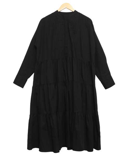 mili an deni（ミリアンデニ）の「タキシードシャツワンピース（シャツワンピース・レディース・ホワイト/ブラック/ネイビー/アッシュグレー/チェリーピンク/スミクロ/ダークネイビー/ダークグレー/キャメル・M/L/LL）」の19枚目の写真