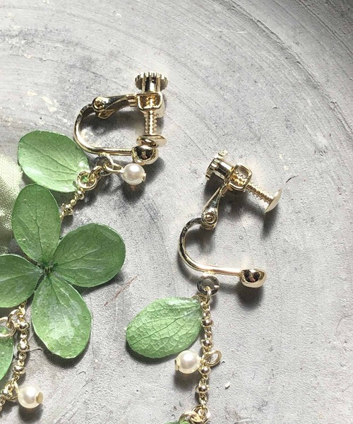 メルクストーリア　ぶらさがり緑精　イヤリング 新品未使用 メルクストーリア イヤリング ぶらさがり緑精 メルク