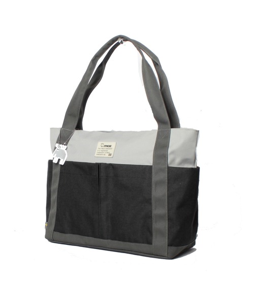 moz（モズ）の「moz(モズ) 大容量トートバッグ 肩掛けバッグ ZZEI-26（トートバッグ・レディース・ブラック/トリコロール/ネイビー/グレー系2/グレー系1/グレー系その他2/ミント/モスグリーン・ONE SIZE）」の5枚目の写真