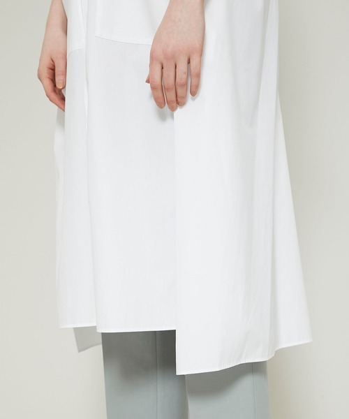 RITO（リト）の「コットンブロードシャツドレス 0771RTS717A（ワンピース・レディース・ホワイト/グレー・36）」の21枚目の写真