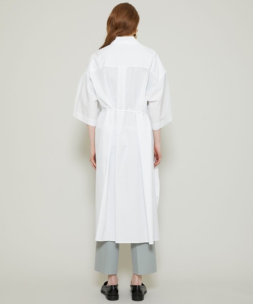 RITO（リト）の「コットンブロードシャツドレス 0771RTS717A（ワンピース・レディース・ホワイト/グレー・36）」の19枚目の写真