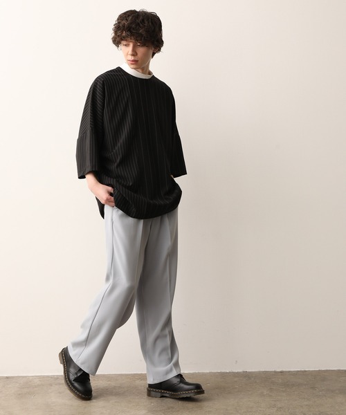 JUNRED（ジュンレッド）の「ストライププルオーバー（Tシャツ/カットソー・メンズ・ブラック/グレー・M/L）」の16枚目の写真