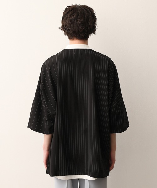 JUNRED（ジュンレッド）の「ストライププルオーバー（Tシャツ/カットソー・メンズ・ブラック/グレー・M/L）」の6枚目の写真