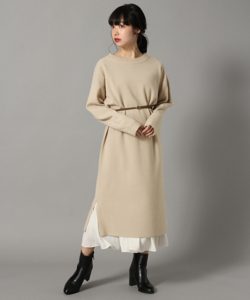 セール ブランド古着 ニットワンピース ワンピース Lowrys Farm ローリーズファーム のファッション通販 Zozoused