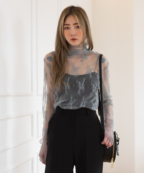 セール 花柄レースシースルーtシャツ Tシャツ カットソー Une Mansion ユヌマンション のファッション通販 Zozotown