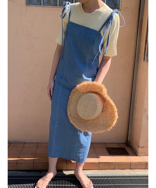 Sygne. 】デニムタイトジャンパースカート（ワンピース）｜Sygne