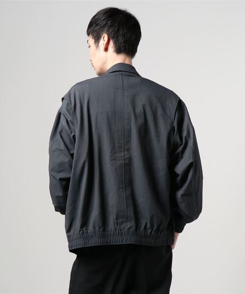 Enharmonic TAVERN（エンハーモニックタヴァーン）の「Enharmonic TAVERN(エンハーモニックタヴァーン)/G-8 Light Blouson（ブルゾン・メンズ・チャコール・46/44）」の2枚目の写真