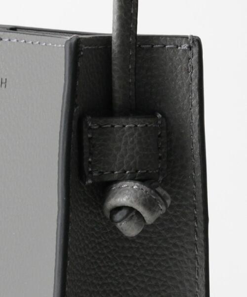 BEAUTY&YOUTH UNITED ARROWS（ビューティーアンドユースユナイテッドアローズ）の「BY スムース スクエア ポーチ/バッグ（ショルダーバッグ・メンズ・グレー/ブラック・FREE）」の10枚目の写真