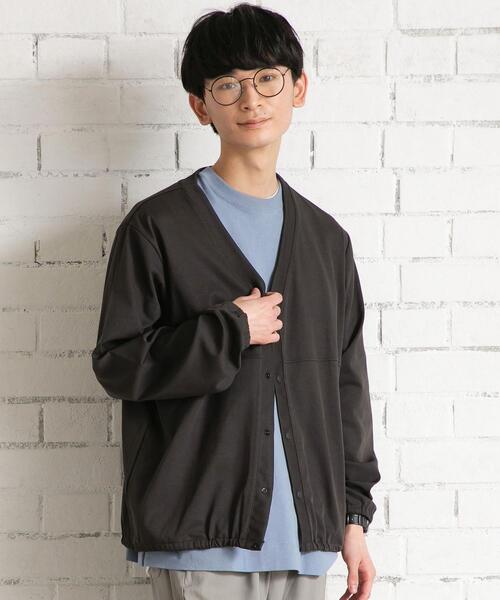 coen(コーエン)の「2WAYストレッチVネックカーディガン(カーディガン/ボレロ・メンズ・オリーブ/ダークグレー/ネイビー・X-LARGE/SMALL/MEDIUM/LARGE)」の7枚目の写真