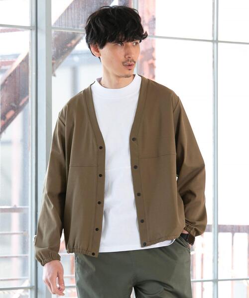 coen(コーエン)の「2WAYストレッチVネックカーディガン(カーディガン/ボレロ・メンズ・オリーブ/ダークグレー/ネイビー・X-LARGE/SMALL/MEDIUM/LARGE)」の9枚目の写真