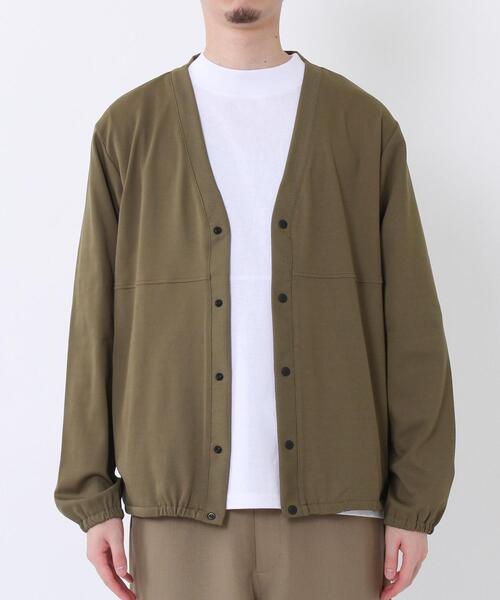 coen(コーエン)の「2WAYストレッチVネックカーディガン(カーディガン/ボレロ・メンズ・オリーブ/ダークグレー/ネイビー・X-LARGE/SMALL/MEDIUM/LARGE)」の16枚目の写真