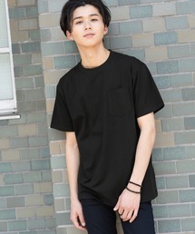 NAVY | 接触冷感機能 UVカット機能付き 半袖Tシャツ(Tシャツ/カットソー)