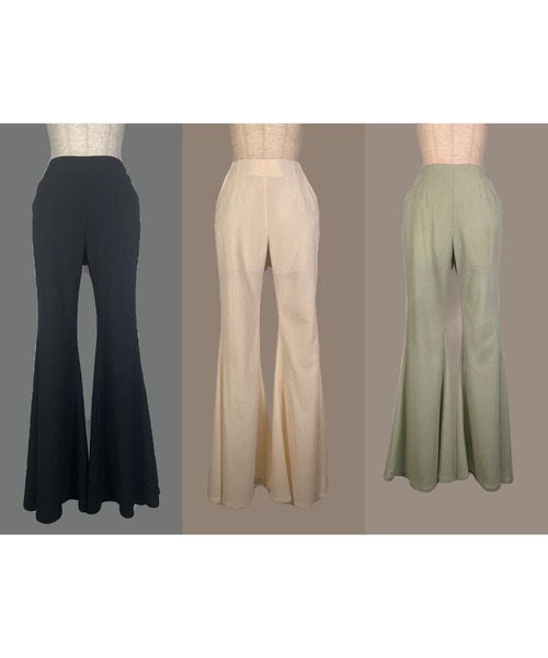FICTION TOKYO（フィクショントーキョー）の「FICTION TOKYO/フィクショントーキョー/SPRING HIGH WAIST PANTS（その他パンツ・レディース・ブラック/グリーン/ホワイト・FREE）」の17枚目の写真