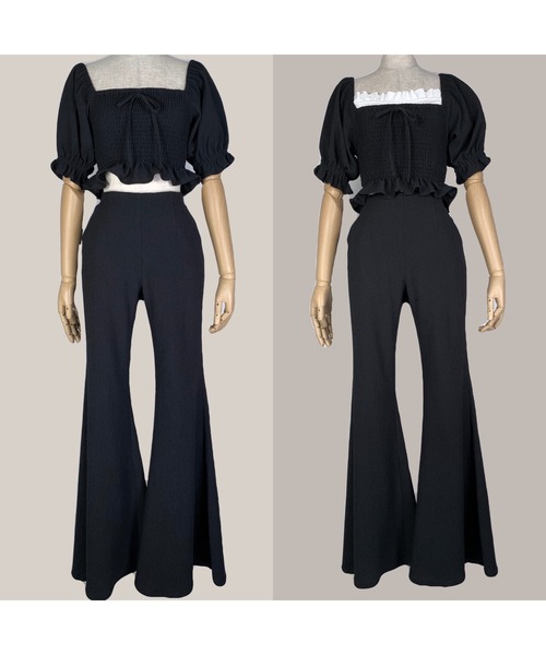 FICTION TOKYO（フィクショントーキョー）の「FICTION TOKYO/フィクショントーキョー/SPRING HIGH WAIST PANTS（その他パンツ・レディース・ブラック/グリーン/ホワイト・FREE）」の18枚目の写真