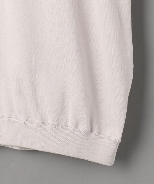 BEAUTY&YOUTH UNITED ARROWS（ビューティーアンドユースユナイテッドアローズ）の「BY GIZA コットン リラックスシルエット ニット ポロシャツ（ポロシャツ・メンズ・ネイビー/ナチュラル/ケリー・SMALL/MEDIUM/LARGE/X-LARGE）」の22枚目の写真