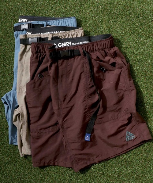 GERRY（ジェリー）の「GERRY（ジェリー）接触冷感・紫外線カット・水陸両用ベイカーポケット ナイロンハーフパンツ/ガーデニングポケットショーツ メンズ（その他パンツ・メンズ・チャコールグレー/ブラック/ベージュ/グリーン/エメラルド/マスタード/ネイビー/パープル/ブラック系その他/ブルー/サックスブルー/オリーブ/インディゴブルー/ブラウン系その他/オレンジ/レオパード/グリーン系その他/グレイッシュブルー/モスグリーン/サーモンピンク/グレイッシュベージュ/グレー系その他/セージグリーン/ライム/イエロー系その他/グレー/グレー系カモフラージュ/カモフラージュ/グリーン系その他3/グリーン系その他2/ピンク/ブラウン・L/LL/M）」の7枚目の写真