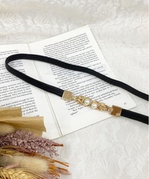 apres jour | 【apres jour×ARIAZ】パールゴムベルト(ベルト)