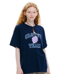 CLOTTY | 『CLOTTY/クロッティー』ARCH LOGO TEAM T-SHIRT/アーチチームロゴ 綿あめ 半袖Tシャツ(Tシャツ/カットソー)