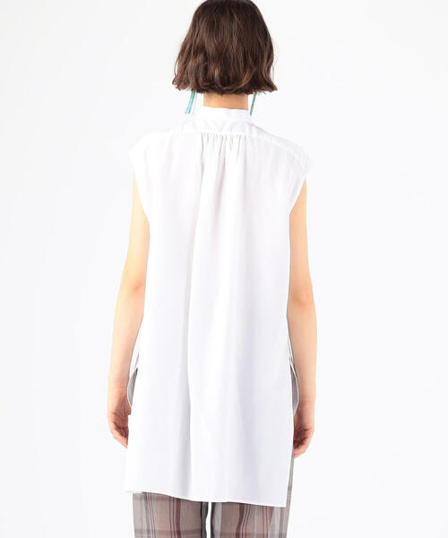 モリモト 　MARK&LONA ノースリーブシャツ ホワイト　ブラック２点 モリモト 様専用 MARK&LONA ノースリーブシャツ ホワイト