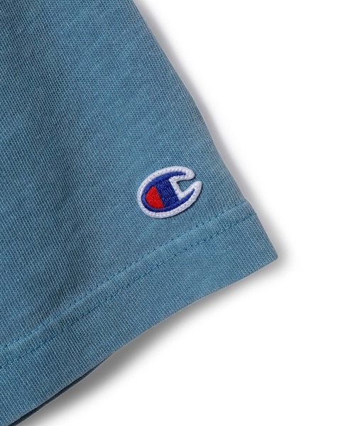 Champion(チャンピオン)の「【Champion for ADAM ETROPE'】別注リバースウィーブポケットT(Tシャツ/カットソー・レディース・ブルー系その他3/ライトグリーン・M)」の6枚目の写真