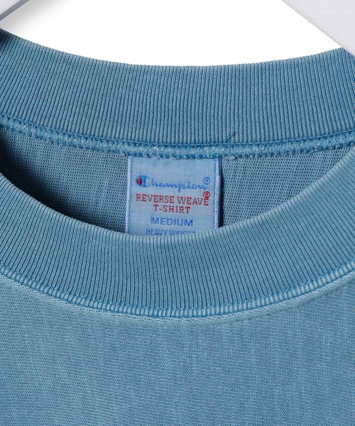 Champion(チャンピオン)の「【Champion for ADAM ETROPE'】別注リバースウィーブポケットT(Tシャツ/カットソー・レディース・ブルー系その他3/ライトグリーン・M)」の7枚目の写真