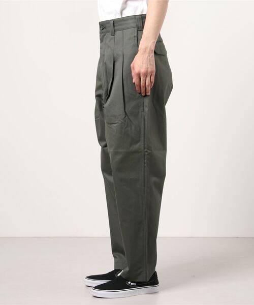 is-ness（イズネス）の「WIDE CHINO PANTS（チノパンツ・メンズ・ブラック/カーキ/ベージュ・M/L）」の5枚目の写真