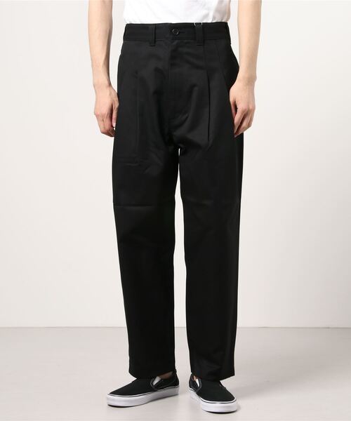 is-ness（イズネス）の「WIDE CHINO PANTS（チノパンツ・メンズ・ブラック/カーキ/ベージュ・M/L）」の7枚目の写真