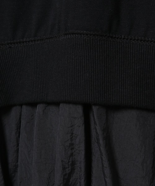 ADAM ET ROPE'(アダムエロペ)の「タフタドッキングカットワンピース(ワンピース・レディース・ブラック/グレー・FREE)」の12枚目の写真
