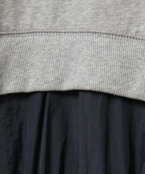 ADAM ET ROPE'(アダムエロペ)の「タフタドッキングカットワンピース(ワンピース・レディース・ブラック/グレー・FREE)」の14枚目の写真