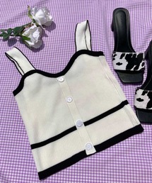 WC | 配色ニットビスチェ(ニット/セーター)