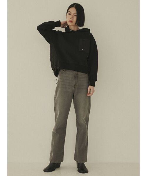 COTORICA（コトリカ）の「キルティング切替パーカー【セットアップ対応】（パーカー・レディース・ブラック/オフホワイト/カーキ/ベージュ/ネイビー・SMALL/MEDIUM）」の17枚目の写真