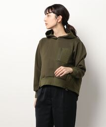 COTORICA | キルティング切替パーカー【セットアップ対応】(パーカー)