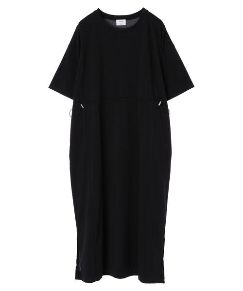 Editt by YECCA VECCA(エディットバイイェッカヴェッカ)の「・AERO ICE? 5分袖カットワンピース*(ワンピース・レディース・ネイビー/ブラウン/ブルー・FREE)」の6枚目の写真