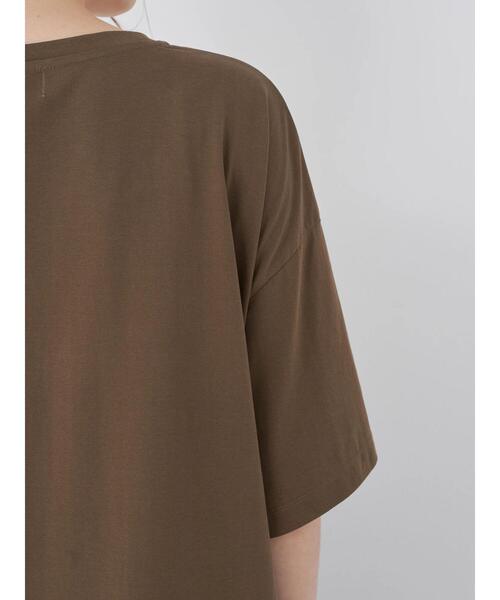 Editt by YECCA VECCA(エディットバイイェッカヴェッカ)の「・AERO ICE? 5分袖カットワンピース*(ワンピース・レディース・ネイビー/ブラウン/ブルー・FREE)」の13枚目の写真