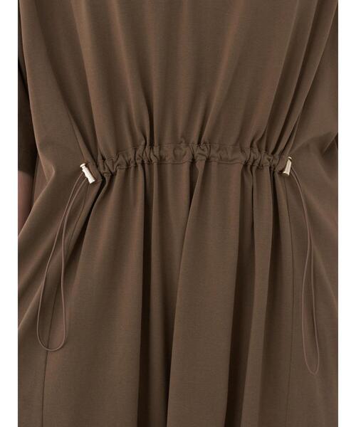 Editt by YECCA VECCA(エディットバイイェッカヴェッカ)の「・AERO ICE? 5分袖カットワンピース*(ワンピース・レディース・ネイビー/ブラウン/ブルー・FREE)」の14枚目の写真