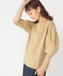 袖布帛プルオーバー