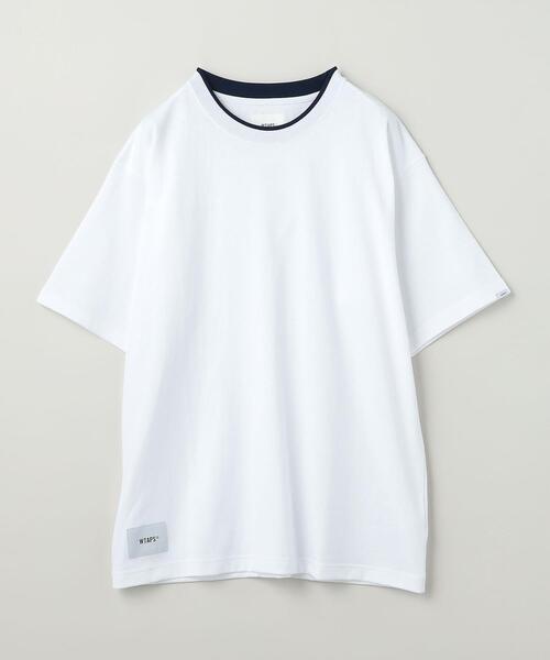 WTAPS(ダブルタップス)の「<WTAPS(ダブルタップス)> RINGER SS TEE/Tシャツ■■■(Tシャツ/カットソー・メンズ・ネイビー/ホワイト・SMALL/MEDIUM/LARGE)」の1枚目の写真