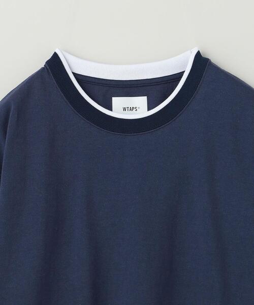 WTAPS(ダブルタップス)の「<WTAPS(ダブルタップス)> RINGER SS TEE/Tシャツ■■■(Tシャツ/カットソー・メンズ・ネイビー/ホワイト・SMALL/MEDIUM/LARGE)」の4枚目の写真