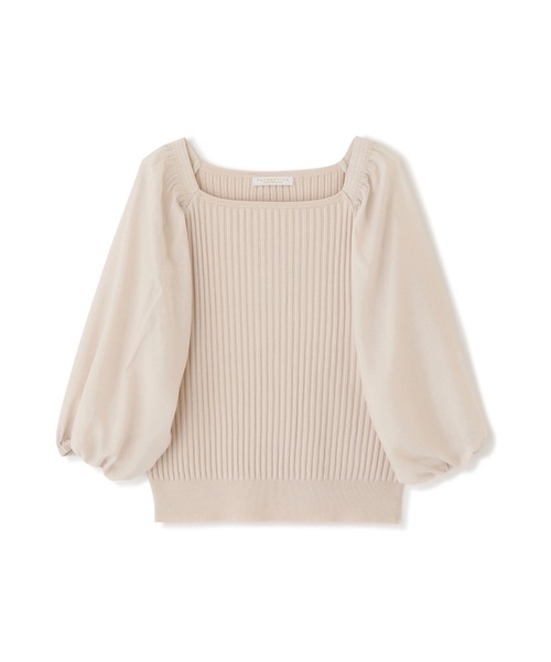 PROPORTION BODY DRESSING(プロポーションボディドレッシング)の「バルーンスリーブニット / 1211270803(ニット/セーター・レディース・ホワイト系その他/ライトピンク/ブルー・FREE)」の7枚目の写真