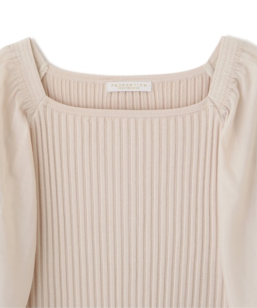 PROPORTION BODY DRESSING(プロポーションボディドレッシング)の「バルーンスリーブニット / 1211270803(ニット/セーター・レディース・ホワイト系その他/ライトピンク/ブルー・FREE)」の17枚目の写真