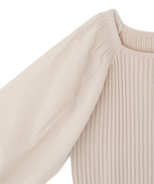 PROPORTION BODY DRESSING(プロポーションボディドレッシング)の「バルーンスリーブニット / 1211270803(ニット/セーター・レディース・ホワイト系その他/ライトピンク/ブルー・FREE)」の14枚目の写真