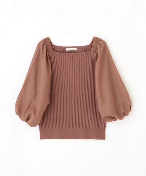 PROPORTION BODY DRESSING(プロポーションボディドレッシング)の「バルーンスリーブニット / 1211270803(ニット/セーター・レディース・ホワイト系その他/ライトピンク/ブルー・FREE)」の18枚目の写真