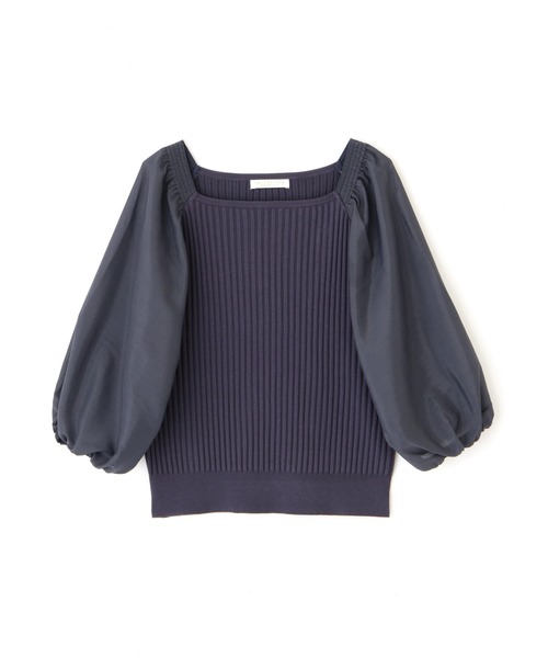 PROPORTION BODY DRESSING(プロポーションボディドレッシング)の「バルーンスリーブニット / 1211270803(ニット/セーター・レディース・ホワイト系その他/ライトピンク/ブルー・FREE)」の12枚目の写真